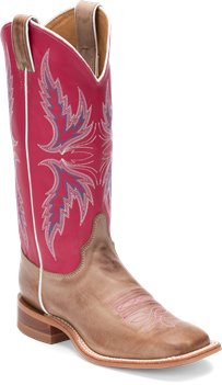 Pink Justin Boot Albany